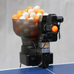 Robô automático do instrutor do Ping Pong do tênis de mesa, máquina para a bola do treinamento com 100 bolas e recicla a rede, HP-07 - Image 2