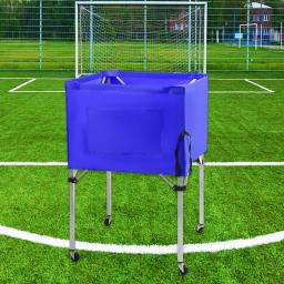 Caixa de armazenamento de bola versátil prático esportes gaiola de bola rolando carrinho de bola dobrável para vôlei garagem futebol ginásio tênis - Image 6