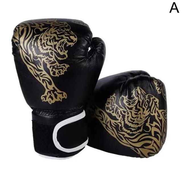 Luvas de Boxe PU Unissex para MMA, Muay Thai e Karatê - Equipamento Completo para Adultos e Crianças, A3K5, 1 Par