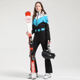 Fatos de esqui para neve GSOU para mulheres, à prova de vento, grossos, esportivos, snowboard, conjuntos de peça única, impermeáveis, macacões de esqui, isolamento - Image 4