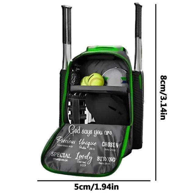Mochila feminina de beisebol com bastão: o presente ideal para amantes de softball