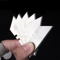 Conjunto de 10 peças de lâmina trapezoidal lâmina de substituição arte artesanato cortador multifuncional - Image 6