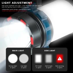 Impermeável LED Camping Lantern, Power Bank, Holofote, Lanterna para Caminhadas, Emergência, Casa, Ao ar livre, Novo, 4800mAh - Image 2