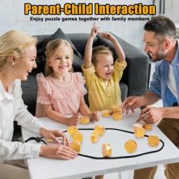 Novo jogo de xadrez magnético interativo ímã tabuleiro mesa estratégia jogo pedra conjunto família crianças adultos portátil diversão educacional - Image 2