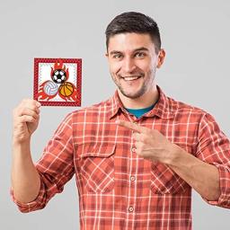 Estêncil em relevo para esportes cartão temático, corte de cartão morre, badminton, tênis, futebol, voleibol, basquete, gravação - Image 5
