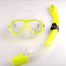 Conjunto de Máscara de Mergulho Miopia, Snorkel, Vidro Temperado, Seco Top Natação Googles, Lentes Míopes, Visão Curta - Image 6