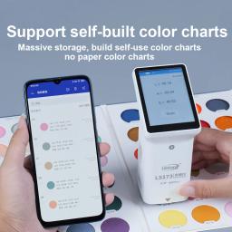 Colorimetro Acryrock Digital Portátil Tabelas De Cores Aplicativo Móvel Fácil De Usar Tinta De Carro Porcelana Pintar Cerâmica Pantone NCS Ral - Image 3