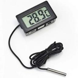 Mini termômetro digital lcd, geladeira, freezer, termômetro de água para tanque de peixes, acessórios de aquário, mini ferramenta de aquário 0-50 graus - Image 3