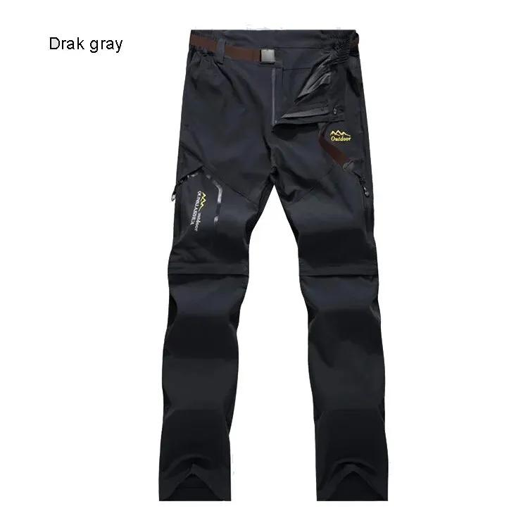 Calças impermeáveis para homens, roupas de pesca, roupas de escalada secagem rápida, calças anti-UV, primavera - Image 1