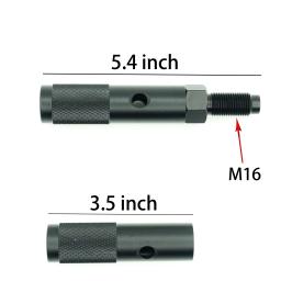 Adaptador Adaptador de Cartucho CO2, Troca Rápida, Adaptador com Cápsula Preta, M16x1.5, Saída de Roscas, 12g, 88g, 90g - Image 5