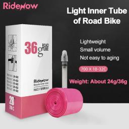 Tubo interno tpu 700c x 18 25 28 32 tubo de bicicleta mtb de estrada 24g 36g ultraleve câmara de ar de bicicleta válvula francesa peças de bicicleta - Image 1