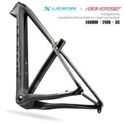 Lexon quadro mtb de carbono completo 29er bicicletas mountain bike hardtail t1000 29 142*12 ou 148*12mm boost ciclismo conjunto quadros - Image 1