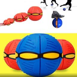 Voando UFO Flat Throw Disco Bola com Luz LED para Crianças, Brinquedo ao ar livre, Jardim, Basquete, Jogos, Lkcomo - Image 5