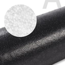 Espuma Eixo EPP Sólidos Yoga Pólo Fitness Muscular Relaxamento Rolo de Massagem Stick Rolo Preto Brilhante (30*15cm) - Image 5