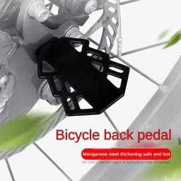 1 par de pedal traseiro de bicicleta mtb, apoio para os pés dobrável, acessórios de ciclismo, pé de bicicleta - Image 3