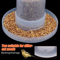 Automatic Bird Quail Drinking Cup Fountain, alimentador de plástico, Water Food Tray Box, Bird Tank Drinker, Pigeon Cage Acessórios, 1Pc - Image 4