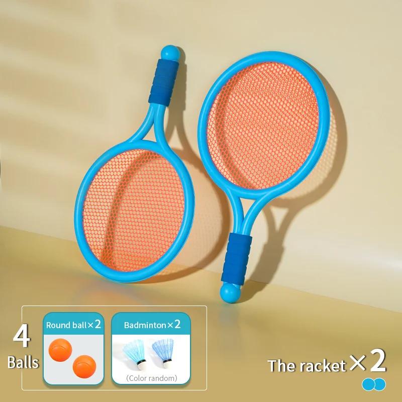 Conjunto de raquete de badminton infantil, brinquedos de bola, raquete de tênis ao ar livre, interação entre pais e filhos, 2-3 anos, 4 anos esporte - Image 1