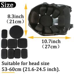 Combinação rápida de capacete e máscara Airsoft, Capacete ajustável para jogos ao ar livre, para o jogo Cs, Paintball Game, Party e CQB Skirmishes - Image 4