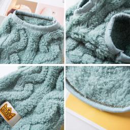 Moletom de lã para cães e gatos pequenos, roupas macias e aconchegantes para gatos, casaco quente para cachorrinho e gatinho, traje de estimação Sphynx outono e inverno - Image 6