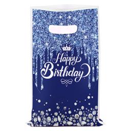 Saco de presente plástico para festa de aniversário, embalagem Popp Pearlescent, caixa de presente de doces infantis, embalagem de banquete, 10-50pcs por lote - Image 4