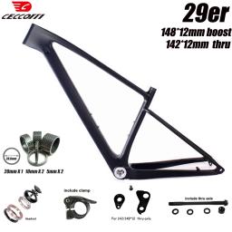 CECCOTTI MF04 Quadro de bicicleta de montanha de carbono completo 29er MTB Preço de fábrica Quadro de bicicleta de alta qualidade BSA73 quadro de carbono 29 - Image 1