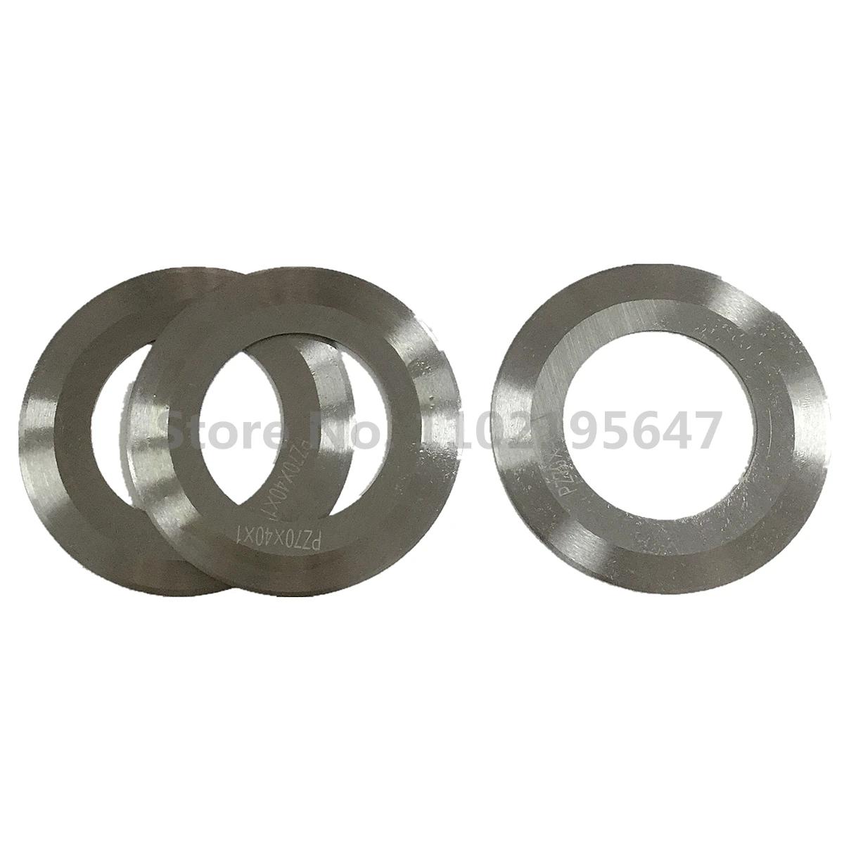 5 pçs/lote skd máquina de corte lâmina redonda 70*40*1.0mm couro dupla face lâminas skd11 - Image 1