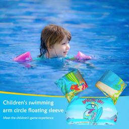 Crianças Natação Flutuadores Anel Cartoon Swim Flutuante Braçadeiras Bóia Bonito Piscina Float Anéis para Crianças Crianças para Bebê Criança Braço Float - Image 3