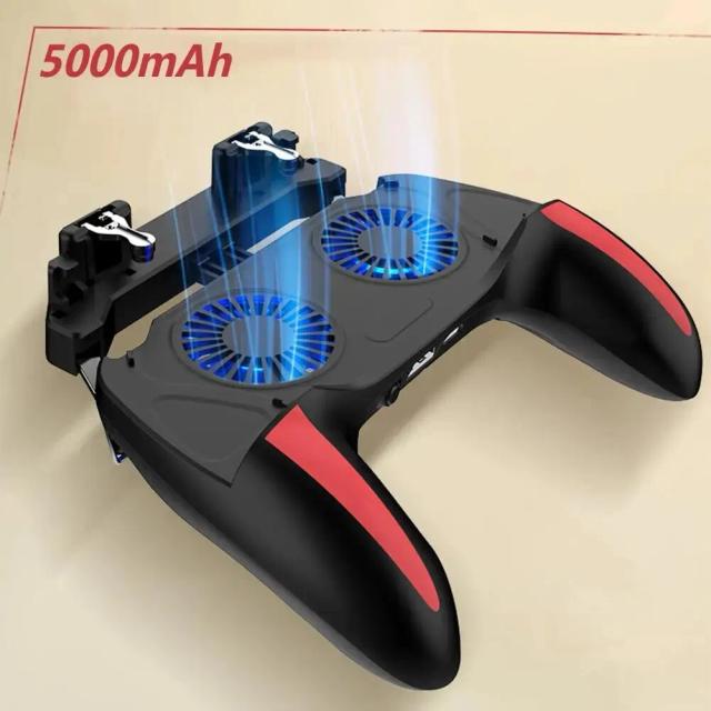 Cooler Dual Fan H10 para Gamepad: Radiador Semicondutor com Controle de Velocidade Ajustável para Smartphones
