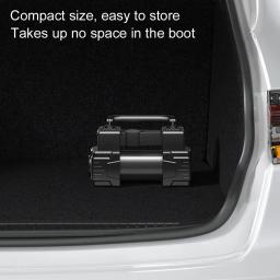 Bomba de ar automática portátil com luz LED Display digital Compressor de pneu de carro Bomba de vácuo para todos os veículos 12V - Image 3