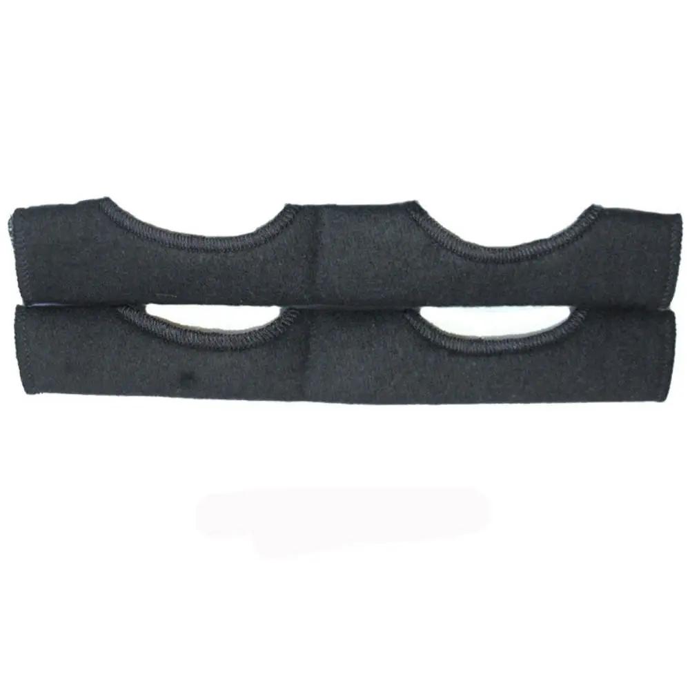 Forros do capacete com almofada de ar, cinto antitranspirante, almofada de consolador, chapéu preto, ferramenta Sweatband, universal, 240x40mm, 2 peças - Image 1