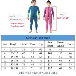 Roupas de mergulho em neoprene para crianças, Wetsuit térmico para meninos e meninas, Mantenha aquecido, mergulho e surf, roupa de banho 2,5mm - Image 6