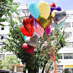 Alumínio coração-como alumínio hélio balão, decoração para festa de aniversário das crianças, casamento suprimentos, 5/5 pcs - Image 3