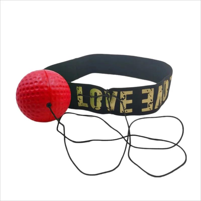 Cabeça-montado Boxe Speed Ball, Punch Sanda Formação, Mão Eye Reaction, Casa Sandbag, Equipamentos de Fitness, Ginásio, Muay Thai, MMA Boxe, 1Pc - Image 1
