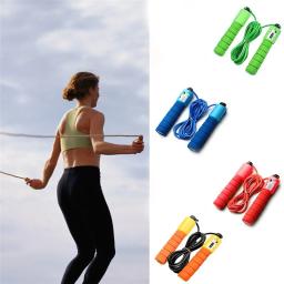 Pular corda profissional com contador eletrônico, velocidade rápida ajustável, pular corda, pular fio, equipamento de treino, 2,4 m - Image 1