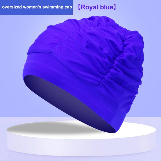 Boné de Natação Adaptável para Homens e Mulheres com Orelhas Impermeáveis para Cabelos Longos - Ideal para Esportes Aquáticos e Piscinas