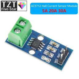 Módulo Sensor de Corrente TZT-ACS712 Hall para Arduino, ACS712-30A, ACS712-20A, 5A, 20A Gama - Image 4