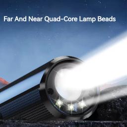 Philips Lanterna LED Recarregável, Portátil, Potente, Brilhante, Lâmpada de Acampamento, Caminhada ao ar livre, Autodefesa, 400m - Image 4