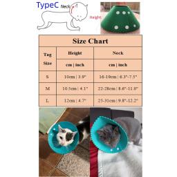 Colar de proteção para animais de estimação cão pescoço recuperação cone colar anti-mordida lamber cicatrização de cães de gato treinamento de saúde ferramenta de círculo médico - Image 6