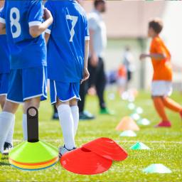 Cone de Disco de Agilidade para Treinamento Multi Esportivo, Cones Espaciais com Suporte de Plástico, Suporte para Futebol, Futebol, Jogo, 15 PCs, 25PCs - Image 6