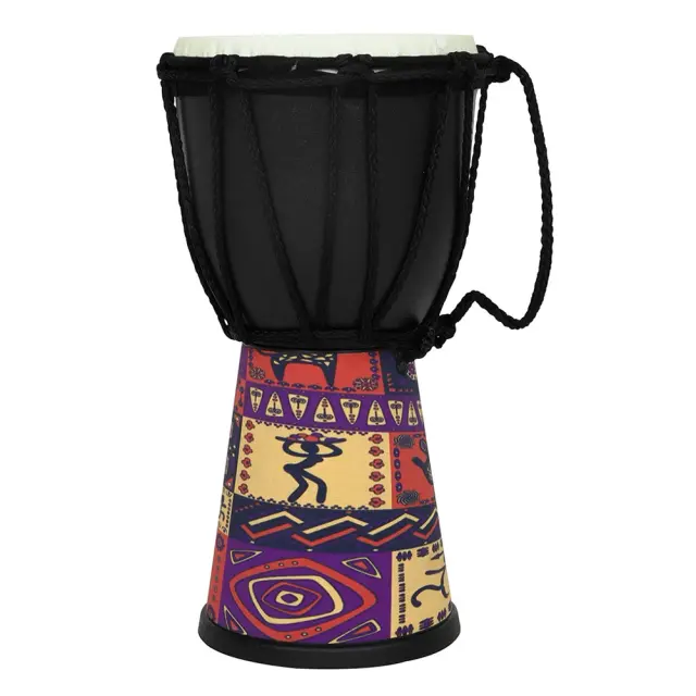 Tambor Djembe Africano Artesanal: Instrumento Musical Tradicional Esculpido em Madeira