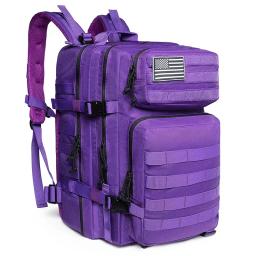 Mochila de Caminhada Tática Impermeável para Homens e Mulheres, Trekking Bag, Sobrevivência, Caça, Molle, Bug Out, Viagem ao Ar Livre, Camping, 45L - Image 1