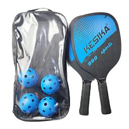 Conjunto de raquete portátil Pickleball, 2 raquetes, 4 bolas, leve, ao ar livre, adultos, indoor, raquetes esportivas de praia - Image 3