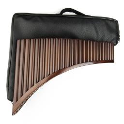 Pan Flauta Instrumento de Sopros, Pan Pipes, Bambu, Sem Tiras De Madeira, Superfície Inferior, Alta Qualidade, Novo Estilo, Chave G, 25 Tubos - Image 4