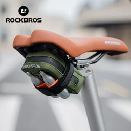 Rockbros mini saco de sela da bicicleta leve pequeno 0.35l saco portátil multi função sacos mão ciclismo saco acessórios da bicicleta - Image 2
