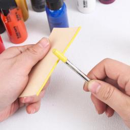 Couro Conjunto De Pintura De Couro, Artesanato DIY, Borda Elástica, Tintura De Óleo, Repair Tool Sets, Acessórios Leathercraft, 30ml - Image 3