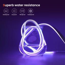 RGB Tuya Fita LED Inteligente, Fita de Sinal Neon, Controle Remoto, Tubo de Silicone, WiFi, Bluetooth, 24V, 3535, 108LEDs, m - Image 5