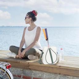 Bolsa tote de tênis para badminton, com alça ajustável, unissex, bolsa de armazenamento para raquete, bolsa de transporte para viagens ao ar livre, homens e mulheres - Image 4