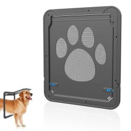 Porta de tela magnética bloqueável para animais de estimação, fácil de instalar, janela de moda, portão ao ar livre, cães e gatos, entrar livremente, ZK30 - Image 5