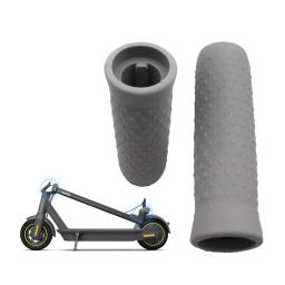1 par scooter elétrico antiderrapante guiador aperto para ninebot max g30 g30d kickscooter silicone scooter grip capa peças de borracha - Image 2
