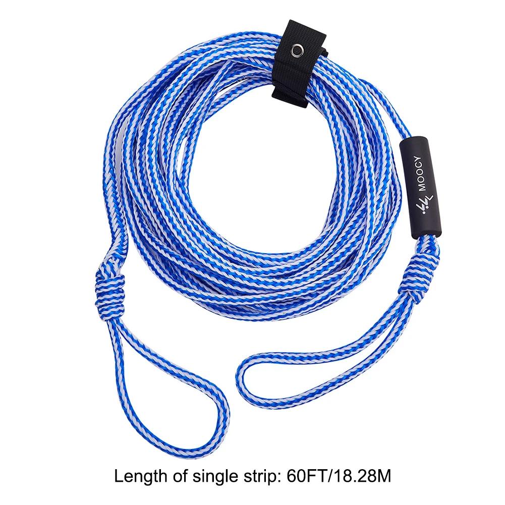 Corda De Reboque De Esqui Aquático, Corda rebocável do tubo do barco com aderência, Corda De Reboque De Surf, Corda Wakesurf, Acessórios de lancha e Wakeboard - Image 1